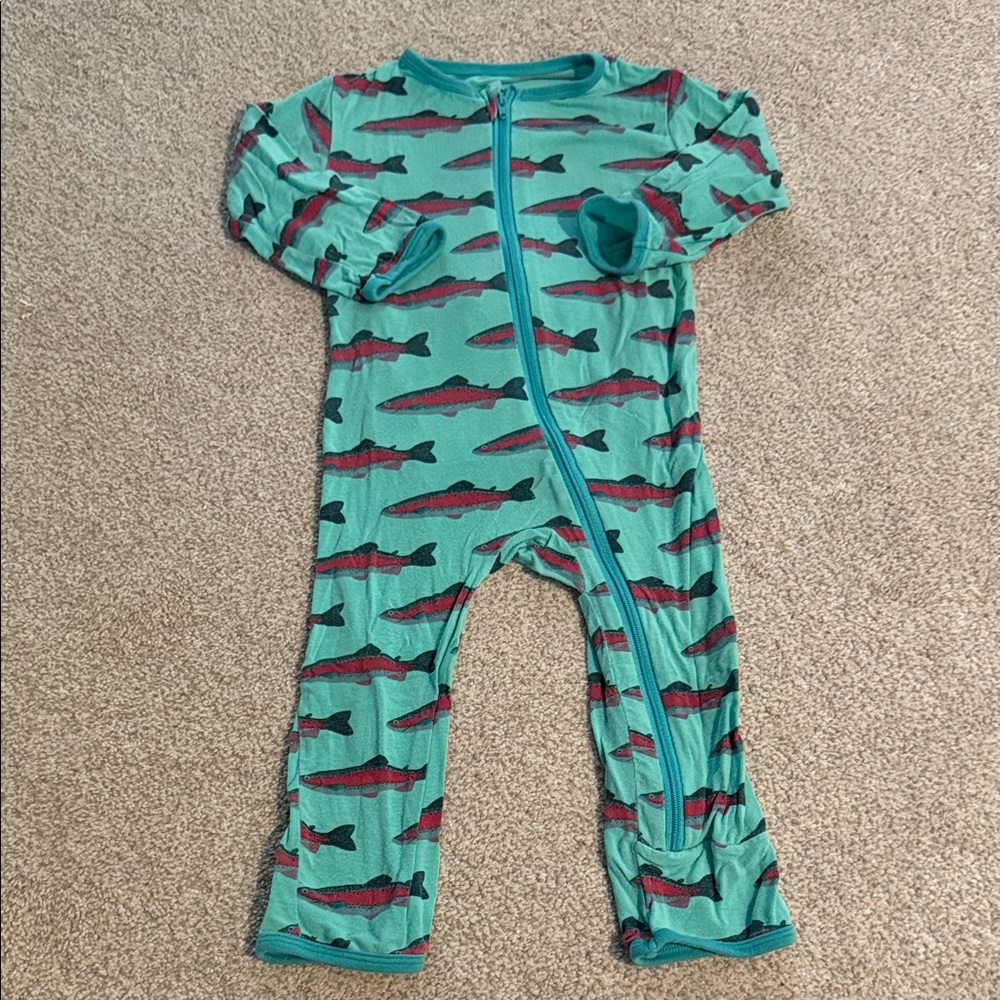 Baby Fish Print One Piece